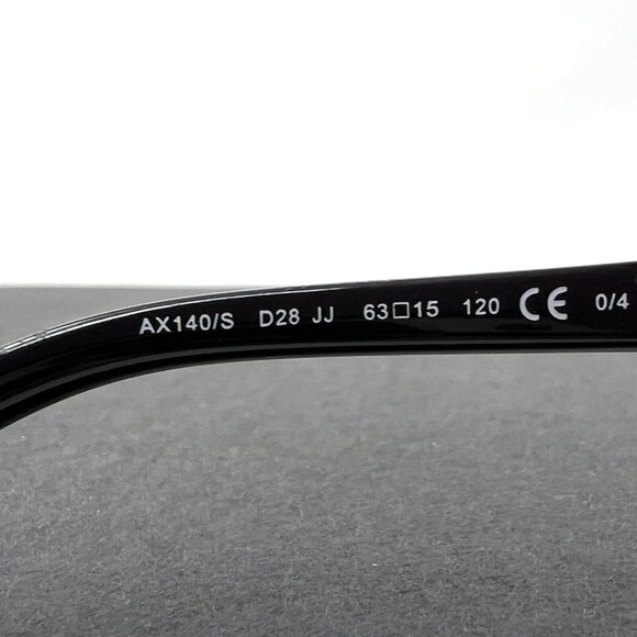 ARMANI EXCHANGE AX140/S D28 JJ 63-15-120 WOMENS SUNGLASSES BLACK OVERSIZED main image 6